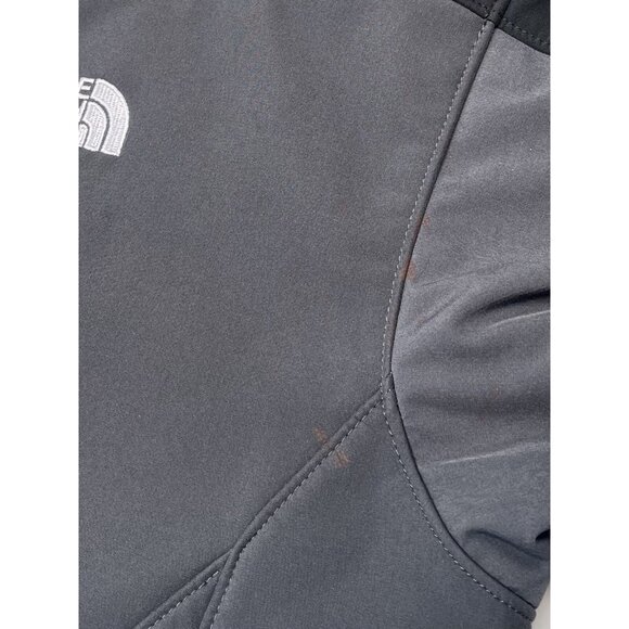 THE NORTH FACE Mens XXL Dark Gray Soft Shell Apex Bionic JACKET AL5C *Read* - Picture 3 of 10